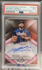 Michael Harris II [Rose Gold] #RA-MH Baseball Cards 2023 Bowman Sterling Rookie Autographs Prices