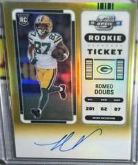 2022 Panini Contenders Rookie Ticket Autograph #132 Romeo Doubs Signed  Rookie Card - PSA GEM MT 10 on Goldin Auctions