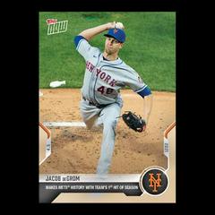 Jacob deGrom #35 Baseball Cards 2021 Topps Now Prices