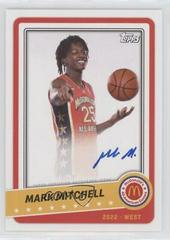 Mark Mitchell #PA-MM Basketball Cards 2022 Topps Chrome McDonald's All-American Paper Autographs Prices