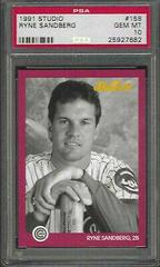 Ryne Sandberg Baseball Cards 1991 Studio Prices