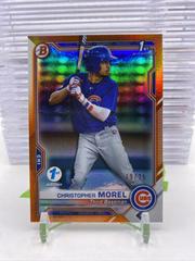 Christopher Morel [Orange Foil] #BFE-131 Baseball Cards 2021 Bowman 1st Edition Prices