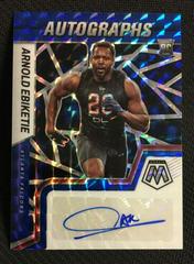 Arnold Ebiketie [Blue] Football Cards 2022 Panini Mosaic Rookie Autographs Prices