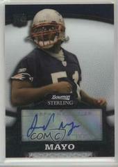 Jerod Mayo [Autograph] #123 Football Cards 2008 Bowman Sterling Prices