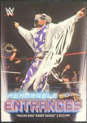 Macho King' Randy Savage #ME-3 Wrestling Cards 2021 Topps WWE Memorable Entrances Prices