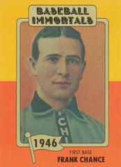 Frank Chance Baseball Cards 1980 Baseball Immortals Prices