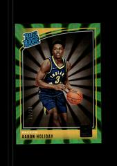 Aaron Holiday [Green Laser] #176 Basketball Cards 2018 Panini Donruss Prices