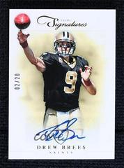 Drew Brees [Autograph Gold] Football Cards 2012 Panini Prime Signatures Prices