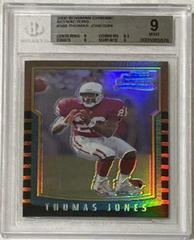 Thomas Jones [Refractor] Football Cards 2000 Bowman Chrome Prices