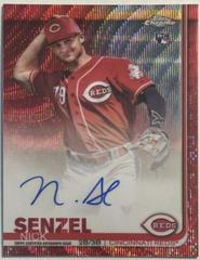 Nick Senzel [Red Refractor] #RA-NS Baseball Cards 2019 Topps Chrome Rookie Autographs Prices