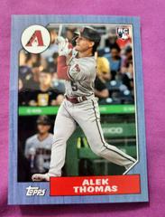 Alek Thomas [Blue] #78B-15 Baseball Cards 2022 Topps Mini 1987 Prices