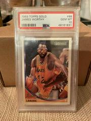 James Worthy Basketball Cards 1993 Topps Gold Prices