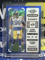 Aaron Donald [Blue] #29 Football Cards 2022 Panini Contenders Optic Prices