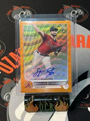Spencer Strider [Orange Wave] #RA-SS Baseball Cards 2022 Topps Chrome Rookie Autographs Prices