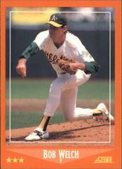 Bob Welch [Glossy] #15T Baseball Cards 1988 Score Traded Prices