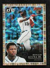 Ronald Acuna Jr. [Bronze] #AA12 Baseball Cards 2019 Panini Donruss Action All Stars Prices