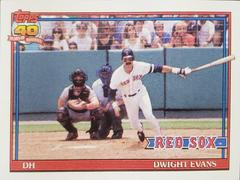 Dwight Evans [ERR 1982 G no diamond after 162] Baseball Cards 1991 Topps Prices