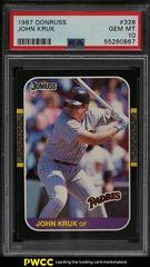 John Kruk #328 Baseball Cards 1987 Donruss Prices