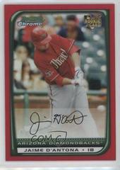Jamie D'Antona [Gold Refractor] Baseball Cards 2008 Bowman Chrome Draft Prices