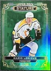 Mario Lemieux [Photo Variant Green] #2 Hockey Cards 2022 Upper Deck Stature Prices