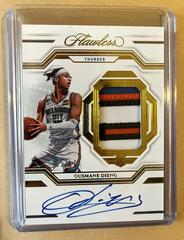 Ousmane Dieng [Gold] #24 Basketball Cards 2022 Panini Flawless Rookie Autograph Prices