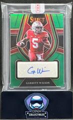 Garrett Wilson [Green] #RS-GWI Football Cards 2022 Panini Select Draft Picks Rookie SIgnatures Prices