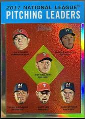 NL Pitching Leaders [Refractor] #HP94 Baseball Cards 2012 Topps Heritage Chrome Prices