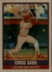 Chris Sabo Baseball Cards 1989 Sportflics Prices