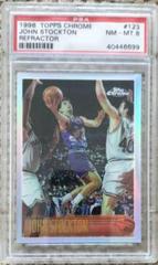 John Stockton [Refractor] Basketball Cards 1996 Topps Chrome Prices