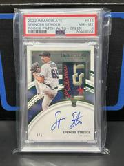 Spencer Strider [Patch Autograph Green] #146 Baseball Cards 2022 Panini Immaculate Prices