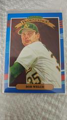 Bob Welch #21 Baseball Cards 1991 Donruss Diamond Kings Prices