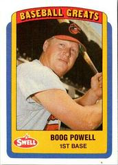 Boog Powell Baseball Cards 1990 Swell Greats Prices