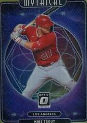 Mike Trout [Gold] #M9 Baseball Cards 2021 Panini Donruss Optic Mythical Prices