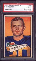 Ray Pelfrey #106 Football Cards 1952 Bowman Large Prices