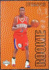 Allen Iverson #R1 Basketball Cards 1996 Upper Deck Rookie Exclusives Prices