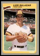 Luis Salazar Baseball Cards 1985 Fleer Prices