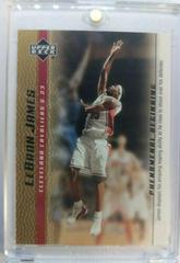 LeBron James [Gold] #12 Basketball Cards 2003 Upper Deck Phenomenal Beginning Prices