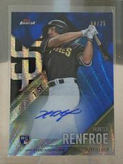 Hunter Renfroe [Blue Wave Refractor] Baseball Cards 2017 Topps Finest Firsts Autographs Prices