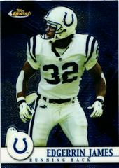Edgerrin James #16 Football Cards 2001 Topps Finest Prices