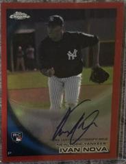 Ivan Nova [Red Refractor Autograph] #214 Baseball Cards 2010 Topps Chrome Prices
