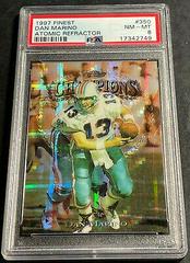 Dan Marino [Atomic Refractor] #350 Football Cards 1997 Topps Finest Prices
