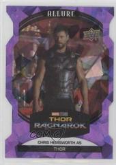 Chris Hemsworth as Thor [Purple Die Cut] #62 Marvel 2022 Allure Prices