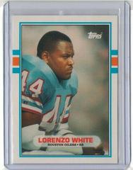 Lorenzo White Football Cards 1989 Topps Traded Prices