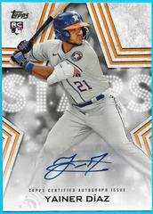Yainer Diaz [Gold] #BSA-YD Baseball Cards 2023 Topps Series 2 Stars Autographs Prices