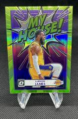 LeBron James [Green] #4 Basketball Cards 2020 Panini Donruss Optic My House Prices
