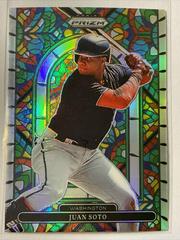 Juan Soto [Silver Prizm] #SG-2 Baseball Cards 2022 Panini Prizm Stained Glass Prices