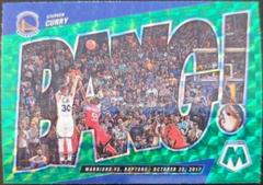 Stephen Curry [Green] Basketball Cards 2021 Panini Mosaic Bang Prices