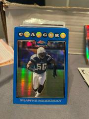 Shawne Merriman [Blue Refractor] #TC114 Football Cards 2008 Topps Chrome Prices