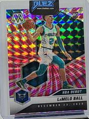 LaMelo Ball [Pink Swirl] Basketball Cards 2020 Panini Mosaic Prices