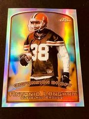Antonio Langham [Refractor] #133 Football Cards 1999 Topps Chrome Prices